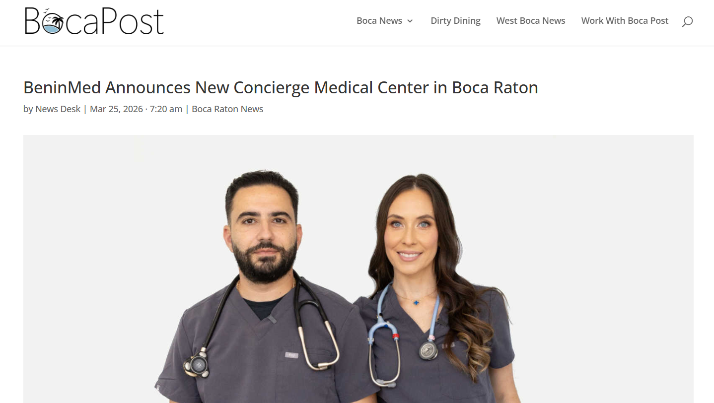 BeninMed Featured In Boca Post